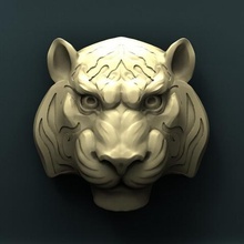 le tigre l'art 3d print model - Mito3D