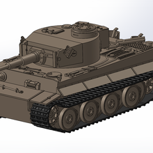 tiger1 ausf modeling 3d print model - Mito3D