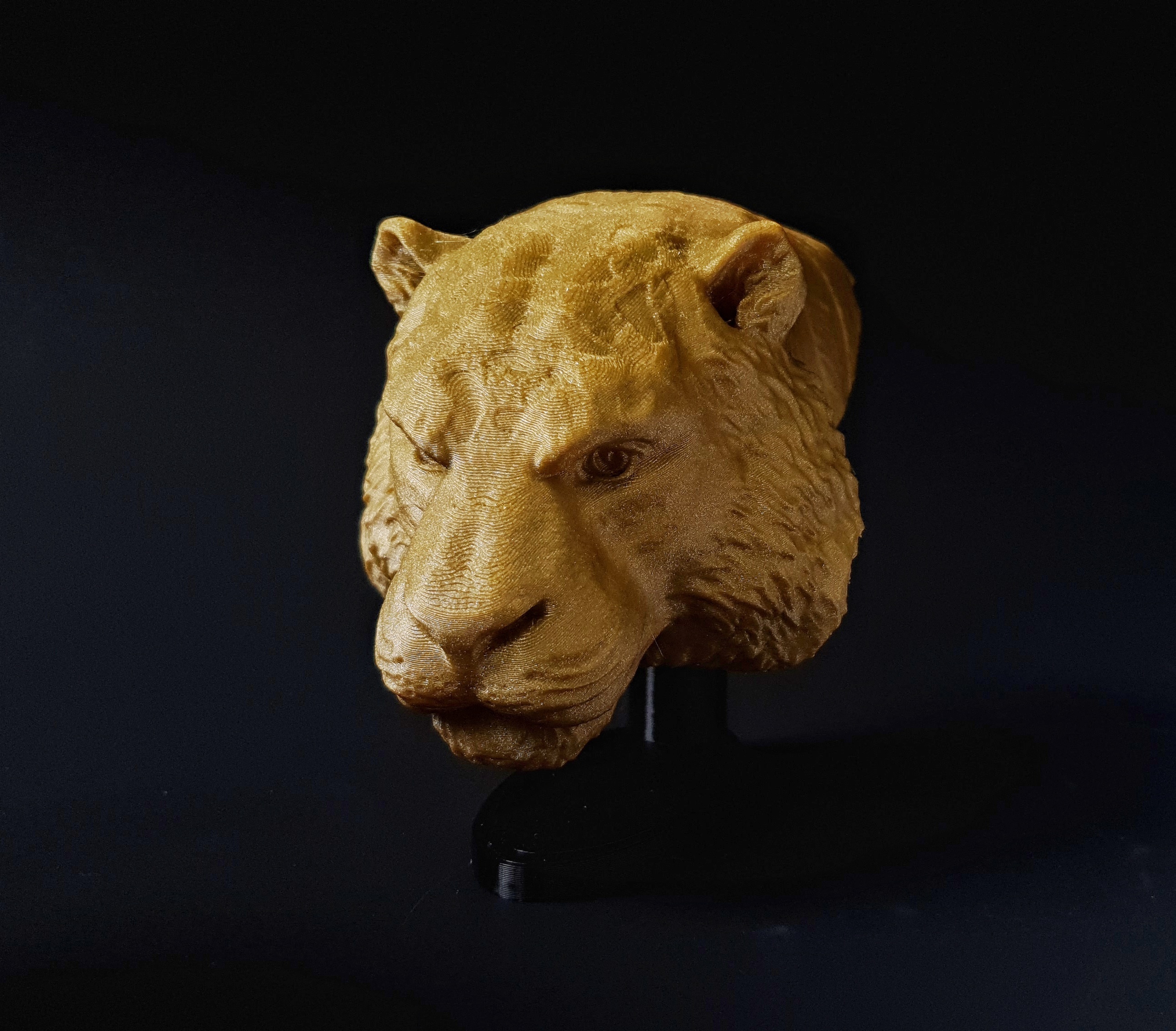 Tigre animal águila león elefante cabeza estatua jirafa 3D print model - Mito3D