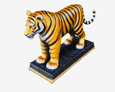 tigre selvagem selva animal brinquedos brinquedo arte scanner 3d 3d print model - Mito3D