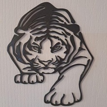 tigre parede decoração arte deco interior 3d print model - Mito3D
