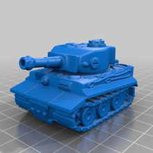 Tiger 1 Chibi Panzer Rüstung Welt Krieg 2 ii Fahrzeuge 3d print model - Mito3D