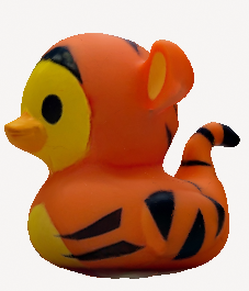 tiger duck ducky 3D print model - Mito3D