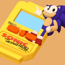 Tigre electrónica Sonic reloj pulsera artilugio manzana juego portátil sano sega inteligente juegos 3d print model - Mito3D
