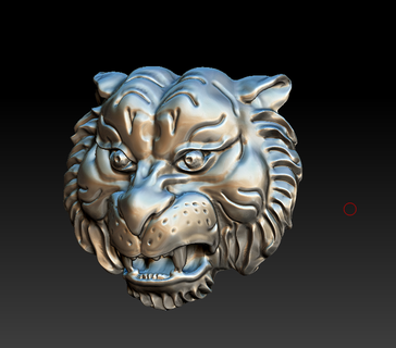 tiger face head 3d print model tiger puma leopard lion panthera gold silver jewel kitty cat africa animal panther tigress jewelry pendants head necklaces  3d print model - Mito3D