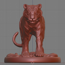 tigre figura 3d print model - Mito3D