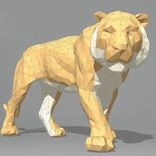 tigre estatuilla de la decoración art decorar tiger figura 3d print model - Mito3D