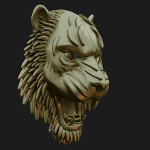 tiger jewelry 3d print model - Mito3D