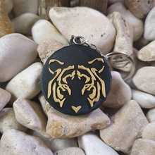 tiger keychain jewelry tigers mx tigresmx ligamexicana ligabbva soccer uanl 3d print model - Mito3D