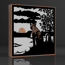 tigre luminária v2 3d print model - Mito3D