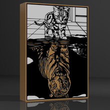 tiger lamp v2 3d print model - Mito3D
