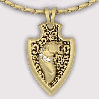 tiger pendant tiger pendant silver gold jewelry printable 3d model trend fashion design zbrush tiger  3d print model - Mito3D
