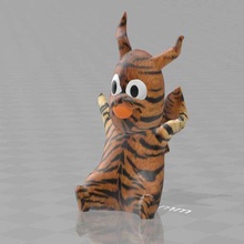 tiger pikachu pokemon colorprintable Spiel - Spielzeug 3d print model - Mito3D
