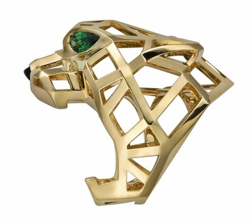 tigre squillare braccialetto solitario gioielleria diamante gioielli zaffiro oro orecchino carattere nozze arte 3d print model - Mito3D