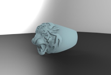 Tiger Ring tolle 3d print model - Mito3D