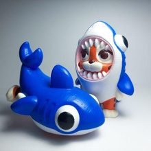 kaplan Köpekbalığı Sanat hayvan Noel balık oyuncak heykel dekor 3dprint 3dmodel 3d print model - Mito3D