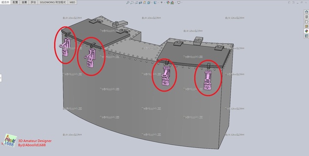tiger tank turret storage box lock unit stl-35 ww2 3d stl 3d print model - Mito3D
