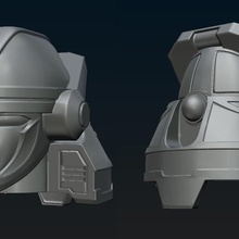 tigerzord 3d helmet various megazord sentai powerrangers power rangers 3d print model - Mito3D