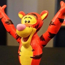 Tigger Winnie pooh Charakter niedlich Disney Zahl Spaß toy_game_accessories 3d print model - Mito3D