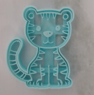 tigre cortante Accueil maison coupeur biscuit galletas masa fondant arcilla porcelane libre 3d print model - Mito3D