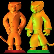 tigress - kung fu panda 2 versions art fight china female furry antrho cat feline angry character fighter dreamworks 3d print model - Mito3D