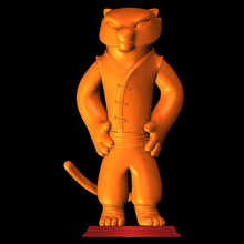 tigress - kung fu panda art fight china female furry antrho cat feline angry character fighter dreamworks 3d print model - Mito3D