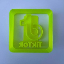 tik tok Plätzchen Cutter Spaß 3d print model - Mito3D