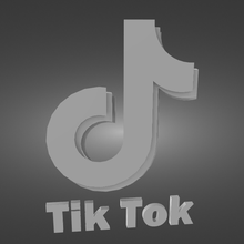 tik tok logo 3d print model - Mito3D