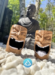 tiki Moai totem heykel mum Kulp destek Fener heykelcik polinezya 3d print model - Mito3D