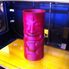 tiki cup art makerbotdigitizer scan scans replicas 3d print model - Mito3D