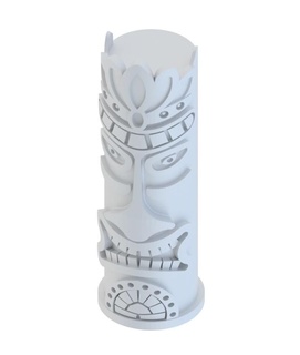 tiki idol araçlar üstesinden gelmek bira fıçı dekor süs heykel Tanrı Hawaii nostaljik 3d print model - Mito3D