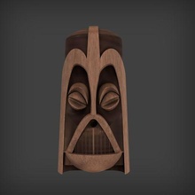 Tiki vader Kunst Krieg Sterne Darth Vader Chewie Mandalorianer 3d print model - Mito3D