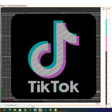 Tick Tack Logo 3d print model - Mito3D