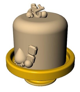 tic toc miniatura regalo compleanno torta 3d print model - Mito3D