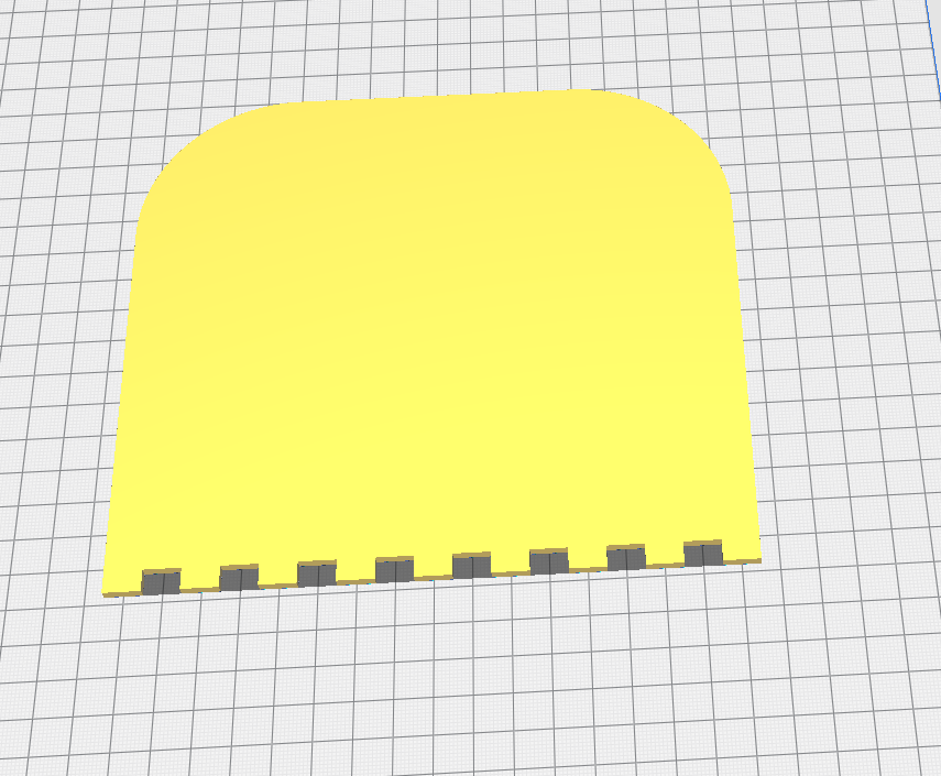 tile glue comb tiles pinobregy 3D print model - Mito3D