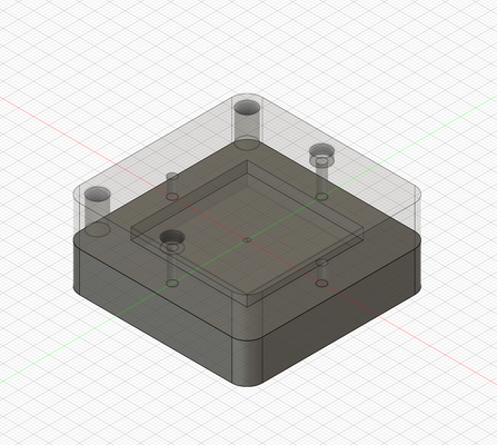 telha companheiro 2022 montável suporte gps rastreador caso bainha carregando 3d print model - Mito3D