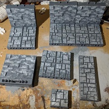 tilestone modular starter set - openlock juego juegos wargaming terreno mesa tablero de la rpg azulejos rampage nsfw las miniaturas en miniatura mazmorra dragonlock dnd 3d print model - Mito3D