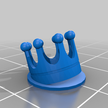 incliné de la couronne l'objet test outil porte à faux cordage L'impression 3d tests 3d print model - Mito3D