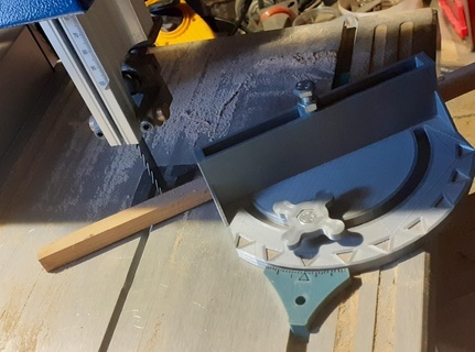 tilting miter gauge table saws saw tab sawing 90 3d print model - Mito3D