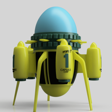 time machine - capsule corporation dragon ball gadget trunks goku anime sleeve 3d print model - Mito3D