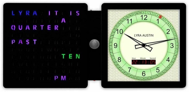 insegnamento orologio 3d stampato analogico arduino digitale apprendimento neopixel raccontare parola elettronica 3d print model - Mito3D