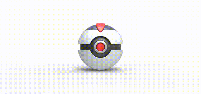 timer ball pokeball pokemon concept container anime toy print printable timerball 3d print model - Mito3D