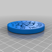 Timesuck dan Cummins disk Sanat bardak altlığı cotc kült Meraklı emmek zaman madeni paralar Rozetler 3d print model - Mito3D