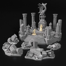 timeworn ruins game terrain tiles fantasy d&d tabletop boardgame dungeons dragons 3d print model - Mito3D