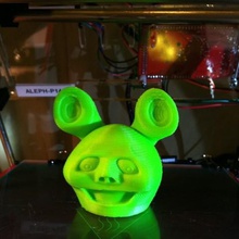 timmy divers bizarre shrek de la souris tête heureux critter cinema 4d c4d bunny alien 3d print model - Mito3D