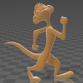 Timon leão rei simba leme pumba Disney 3d print model - Mito3D