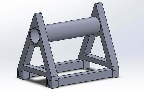 estaño carrete apoyo extrusora tecnología tech 1 x axis one one2 herramientas 3d print model - Mito3D