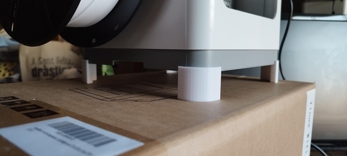 tina2 printer base lift foot raise 3d print model - Mito3D