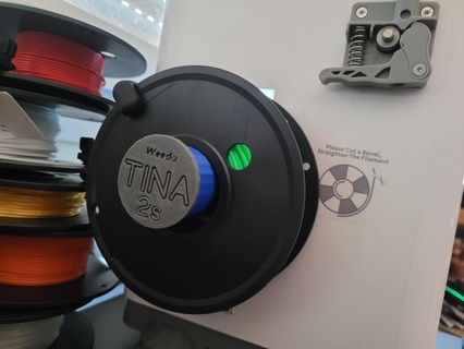tina 2s Spule Unterstützung weedo tina2 Tür Filament 3d print model - Mito3D