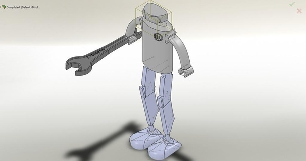 armeggiare makerbot mascotte Lavori solidi 3d print model - Mito3D